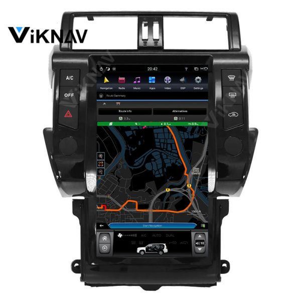 Андроида Din 13,6 дюймов блок двойного главный для крейсера Prado земли ТОЙОТА