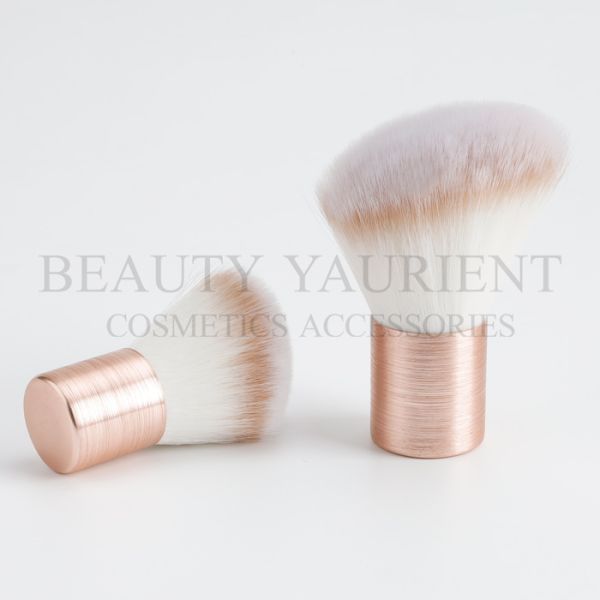 ISO9001 Luxury Kabuki Powder Brush Flat Angled Kabuki Brush Customized