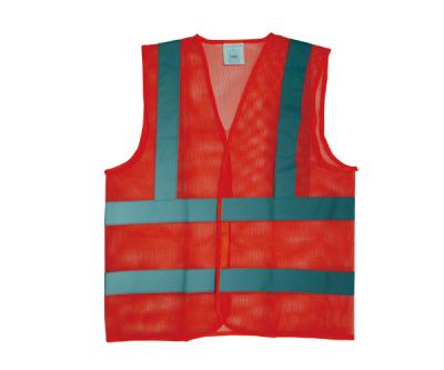 60 grammes gilet de sécurité en treillis de haute visibilité Fluorescent vert