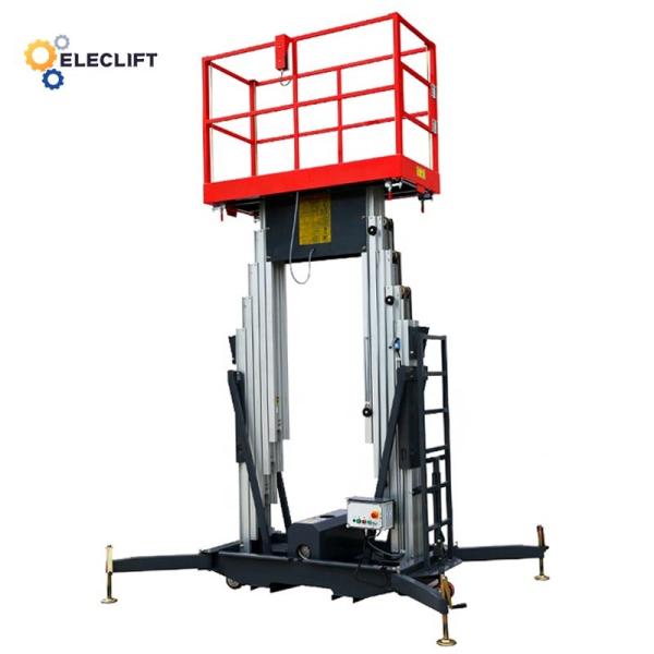 Rectangle Aluminum Lift Platform Single Man Electric Scissor Lift ISO