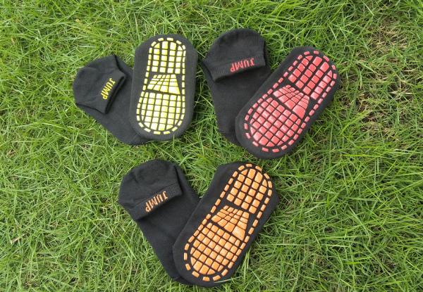 Neon Parties Trampoline Park Grip Socks Fluorescence Socks PVC Anti Slip for Indoor playground