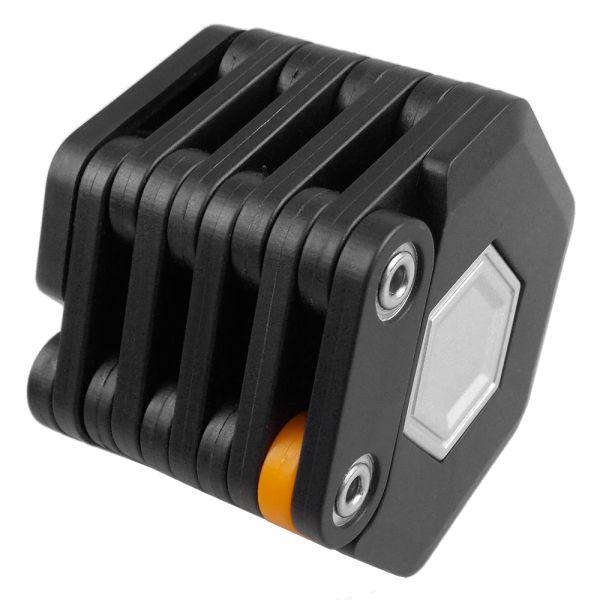 Mountain Bike Road Bicycle Foldable Lock Anti-theft 85cm with 3 Keys Zinc Alloy Alloy Steel