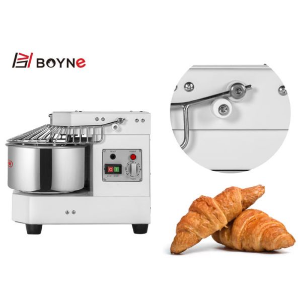 8L Spiral Mixer Dough Mixer  Rotate Speed Apply To Bakery Kitchen