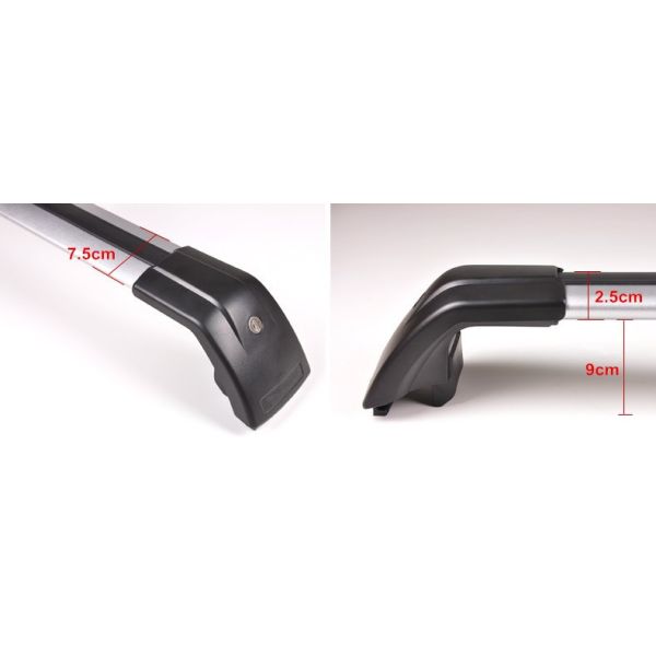 Universal Whisper Auto Roof Racks , Shark Style Roof Rack Rails Crossbars Supplier