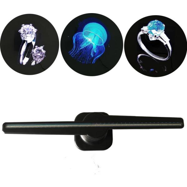High Resolution 3D Holographic LED Fan 20000 Hours Lifespan For Retail Store