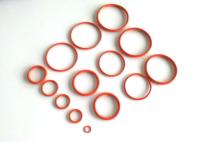 Le rouge bleu de compression de fabricants d'anneau fait sur commande à hautes températures en caoutchouc de joint a coloré le joint de joint circulaire de silicone