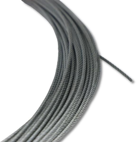 7X7 Cable de alambre de acero ASTM con cable de avión galvanizado de acero inoxidable de grado AISI 304