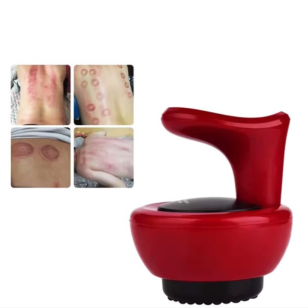 Red Light Therapy ABS Scraping Cupping Massager Electric Vacuum Gua Sha Body Massage Tool