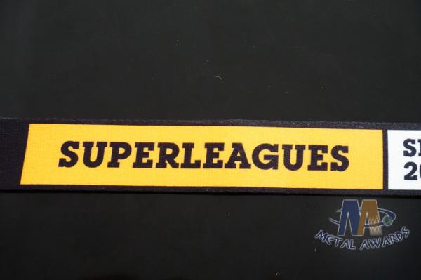Durable Polyester Sports Award Custom Medals Ribbons , Sublimation Custom Military Ribbons
