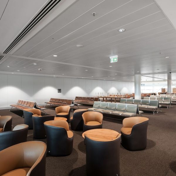 Corridor C Strip 0.9mm Aluminum Plank Ceiling Panel 15mm High