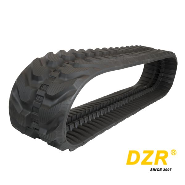 Chenille de caoutchouc de pièces de train de roulement d'excavatrice de certification ISO en caoutchouc naturel de haute qualité et durable