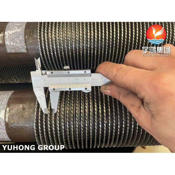 ASTM A335 P9 Alloy Steel Serrated Finned Tubes For High Temperature Boiler Superheaters