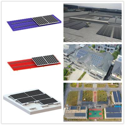Alumínio no sistema solar da montagem do telhado da casa, telhado solar poli do picovolt que monta sistemas