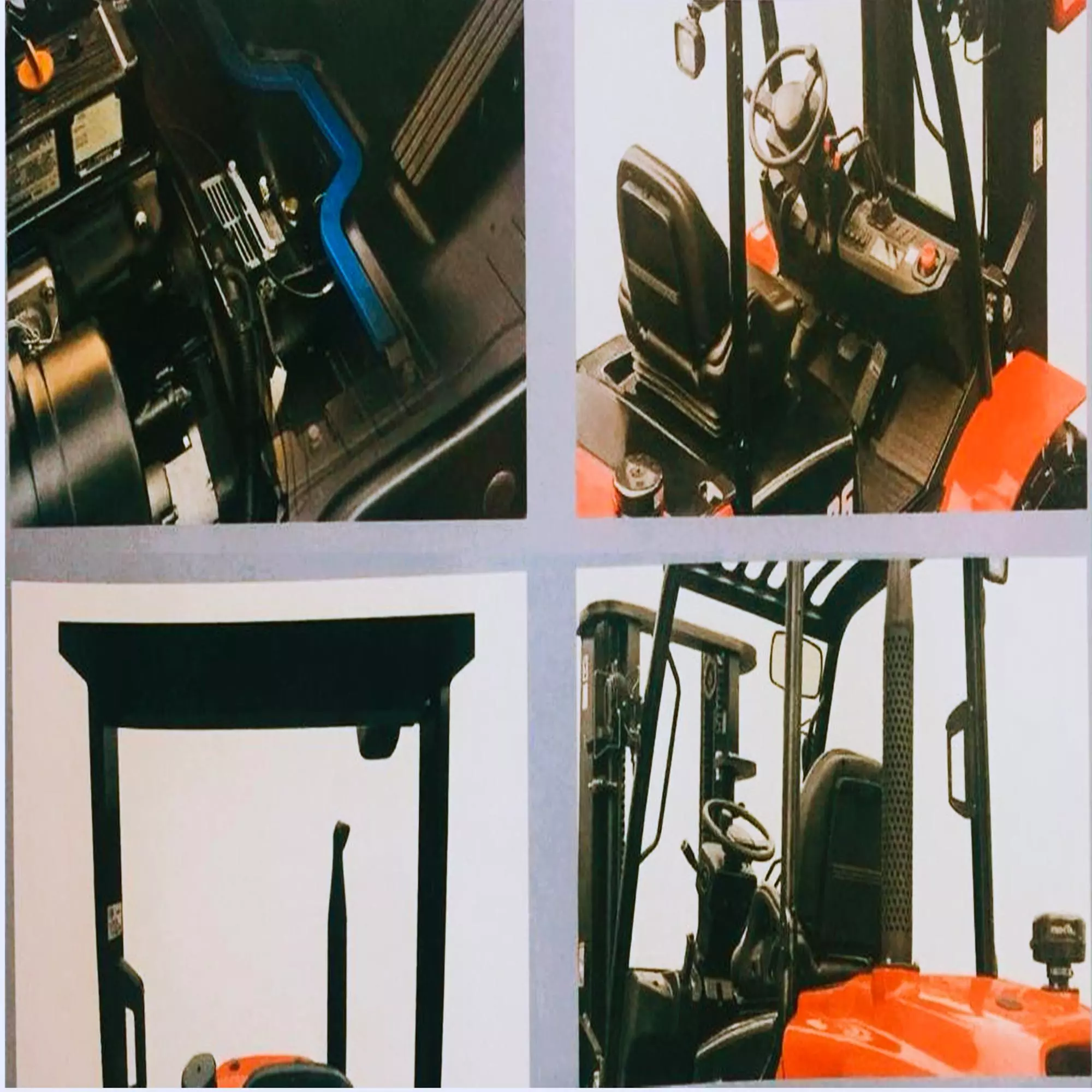 2wd 4wd Diesel Forklift Truck All Terrain Forklift 19km/H Running Speed