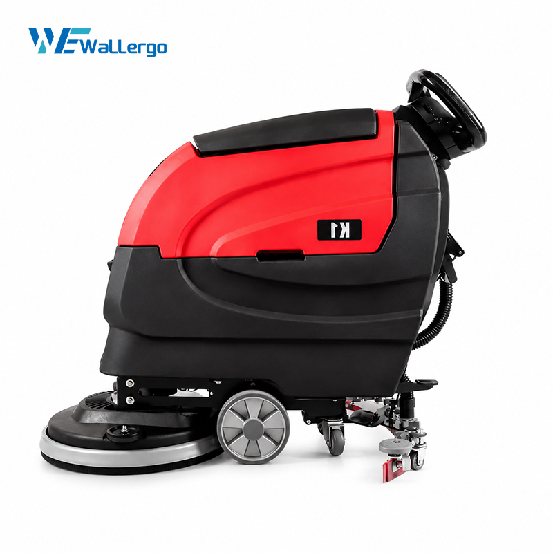 Best Sell 900W High Power Floor Scrubber Electric Industrial Hand Push Cleaning Equipment