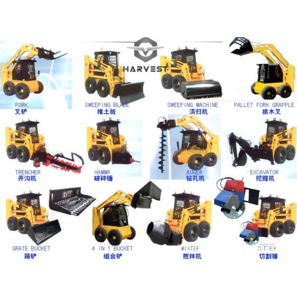 700kg Skid Steer JC45 0,4m3 con motor Yanmar Venta en Caliente en Jamaica