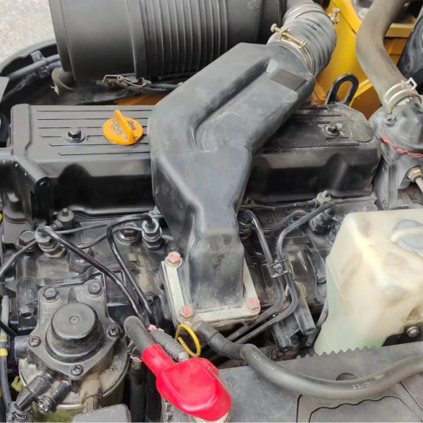 Original Diesel Engine Used 3 Ton Forklift With Conspicuous Warning Light Spare Parts