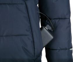 Winter Long Sleeved Jacket For Men With Battery Power Heating