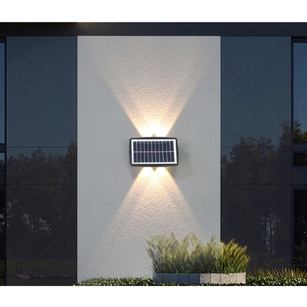 Modern Solar Wall Light for Waterproof Garden Decoration Home Night Light LED Outdoor