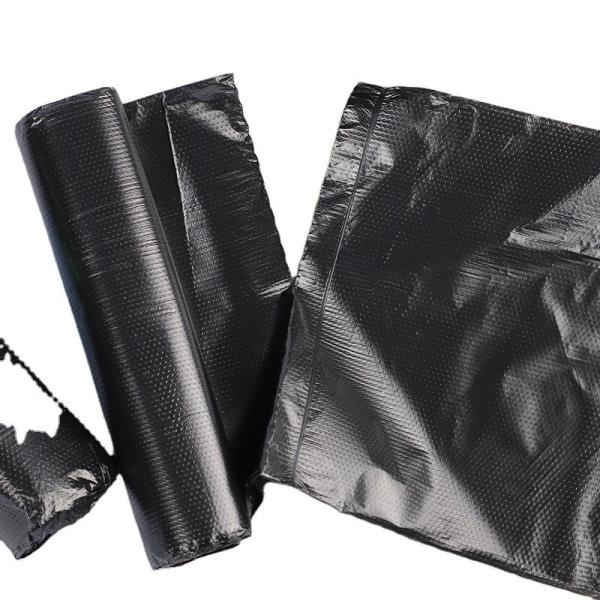 5-50 mic Espessura HDPE/LDPE/LLDPE Saco de lixo preto para as necessidades do cliente