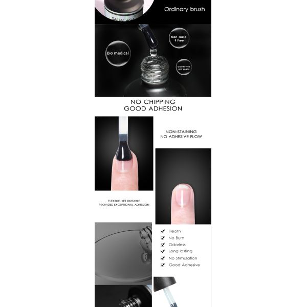 Vernis à ongles en gel caoutchouc de base transparent non toxique avec logo personnalisé pour salon professionnel et résultats longue durée