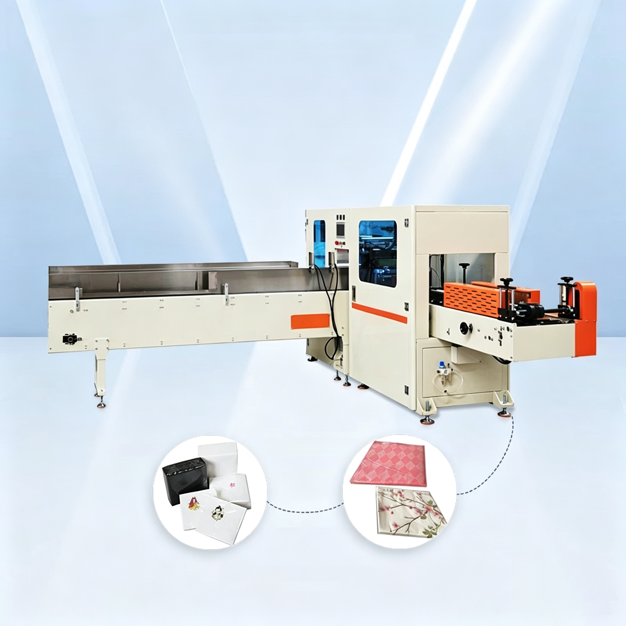 8 kW Napkin Making Machine Automatic Paper Towel Making Machine 380V