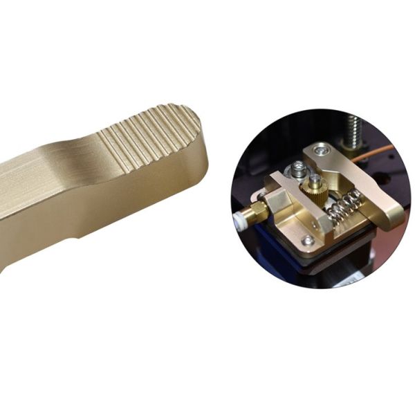 All Metal champagne CR10 3D Print Head Extruder 1.75mm Left Right