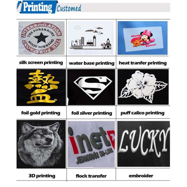 100% CVC Cotton Summer Custom Printed Tee Shirts Patch Logo / Short Sleeve