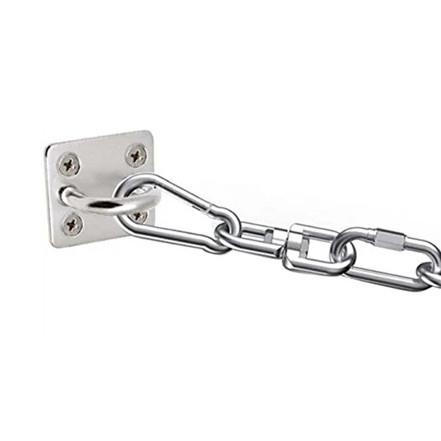 Anel redondo de aço inoxidável, almofada de diamante, placa de olho para equipamento naval, acabamento revestido de zinco