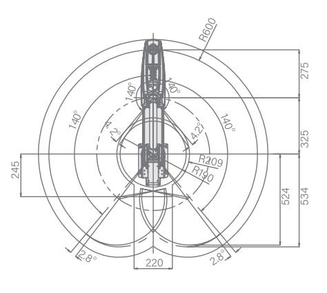 ARP6 Series Four Axis Robot Industrial Z Axis Stroke 200mm