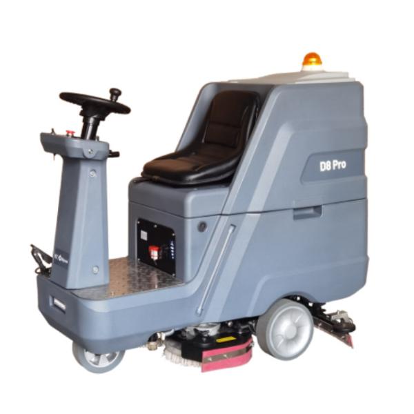 D8PRO Ultra Ride On Floor Scrubber Dryer For Working In Large Industrial Areas.