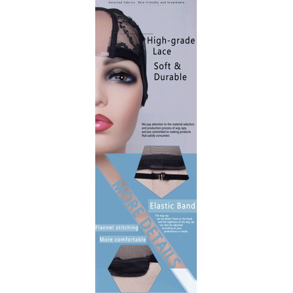 Tight Airy Exquisite Sewing lace Spandex Wig Cap 20g For Women