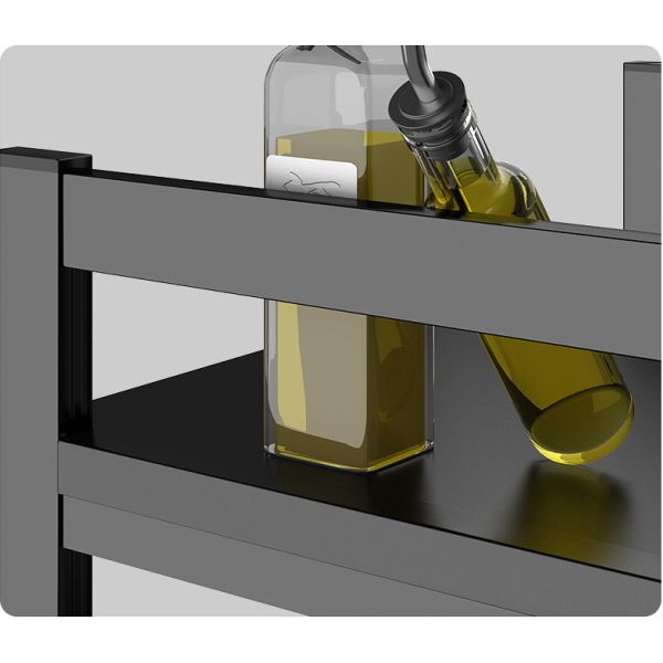 Aluminum Alloy Oven Storage Rack , Two Tier Kitchen Microwave Rack