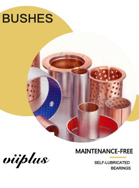Packaging Food & Beverage Industry Self-Lubricating Bronze Flanged Sleeve Bushes Bearings