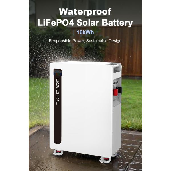 Low-voltage Removable Solar Power Lifepo4 Battery Lithium Ion Batteries 16kWh Household Energy Storage System