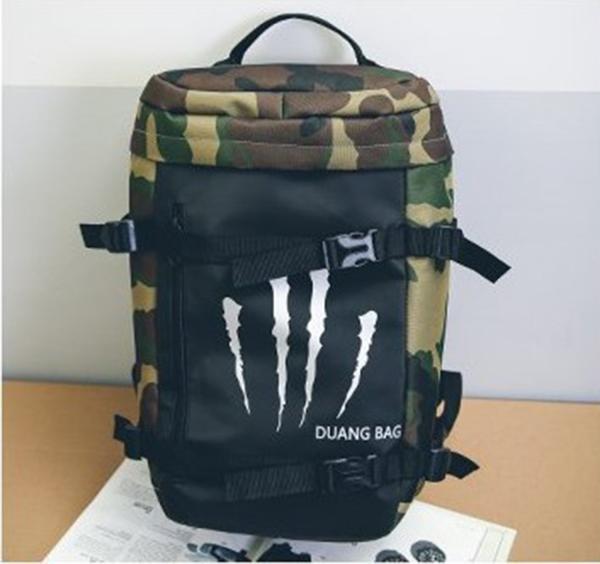 Backpacks male version of the Korean version of fashion personality college students backpack female backpack leisure me
