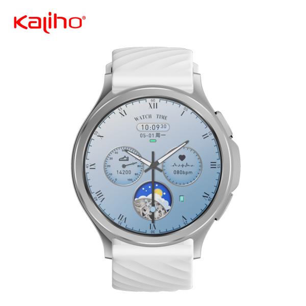 Full Touch ECG Smart Watch H16 1.43  com monitoramento da frequência cardíaca e bateria de 250mAh