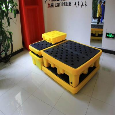 o HDPE Roto de 10000 tiros moldou as páletes plásticas único 70L enfrentado