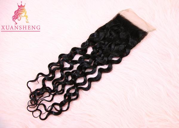 10A Grade 100% Virgin Unprocessed 5*5 Lace Closure Hair Italian Curly Texture