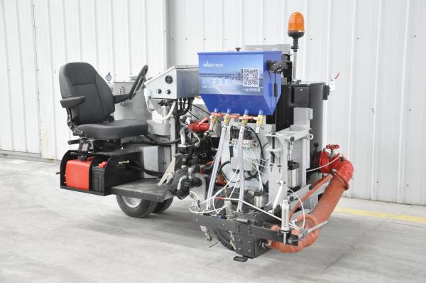 Mini Driving Thermoplastic Road Line Marking Truck Tricycle-Extrusion Marking