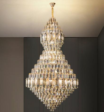 JYLIGHTING Lumière européenne postmoderne Villa de luxe Salle de séjour Lustre de cristal