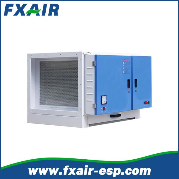 Commercial Kitchen Oil Mist Collector Electrostatatic precipitator Cooking Processes UV Odour Eliminator Odor purifier