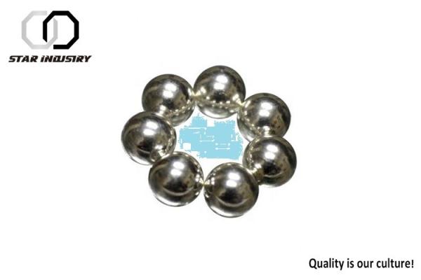 Permanent Magnetic Sphere Balls , N52 Sphere Magnets 1 Inch Ni Cu Ni Plated