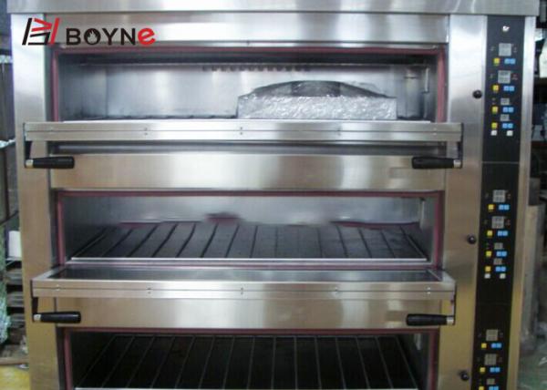 Electric Deck Oven One Deck Two Trays Bakery Equipment For Bread Shop Pizzeria