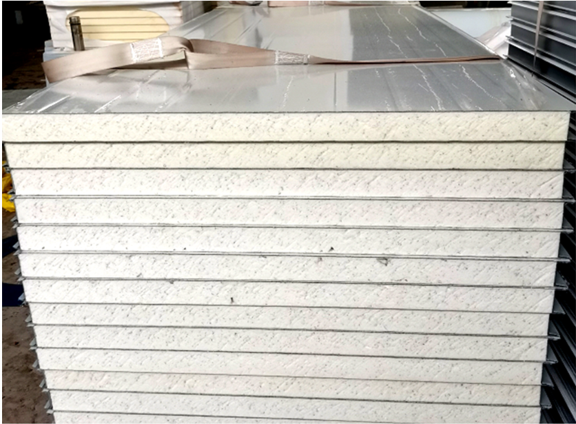 Панель сэндвича крыши изоляции полиуретана крыши панели сэндвича металла полуфабрикат строя