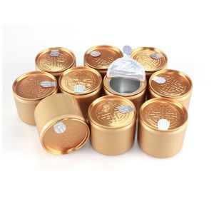 Бак утюга загерметизировал жестяную коробку бочонка подарочной коробки металла коробок олова чая хранения