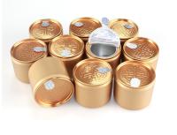 O potenciômetro do ferro selou o tambor Tin Can de Tin Boxes Metal Gift Box do chá do armazenamento