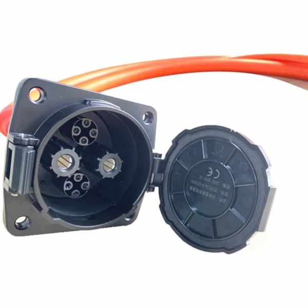 CHAdeMO EV Socket Inlet 125A/150A/200A DC Socket de Carregador Rápido Para Japão Carro elétrico