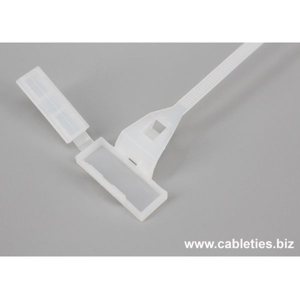 Nylon cable tie-flip marker cable tie with transparent box