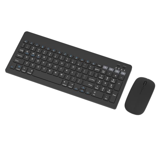 Minimalist All-black 99-key Wireless Keyboard With Wireless Charging Multi-DPI 4D Mouse For Offices Homes